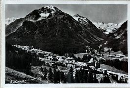 Suchard Sammelkarte, Fotokarte - Pontresina