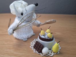Birnen Souffle Handgemacht, Ohne Maus! auch für Maileg