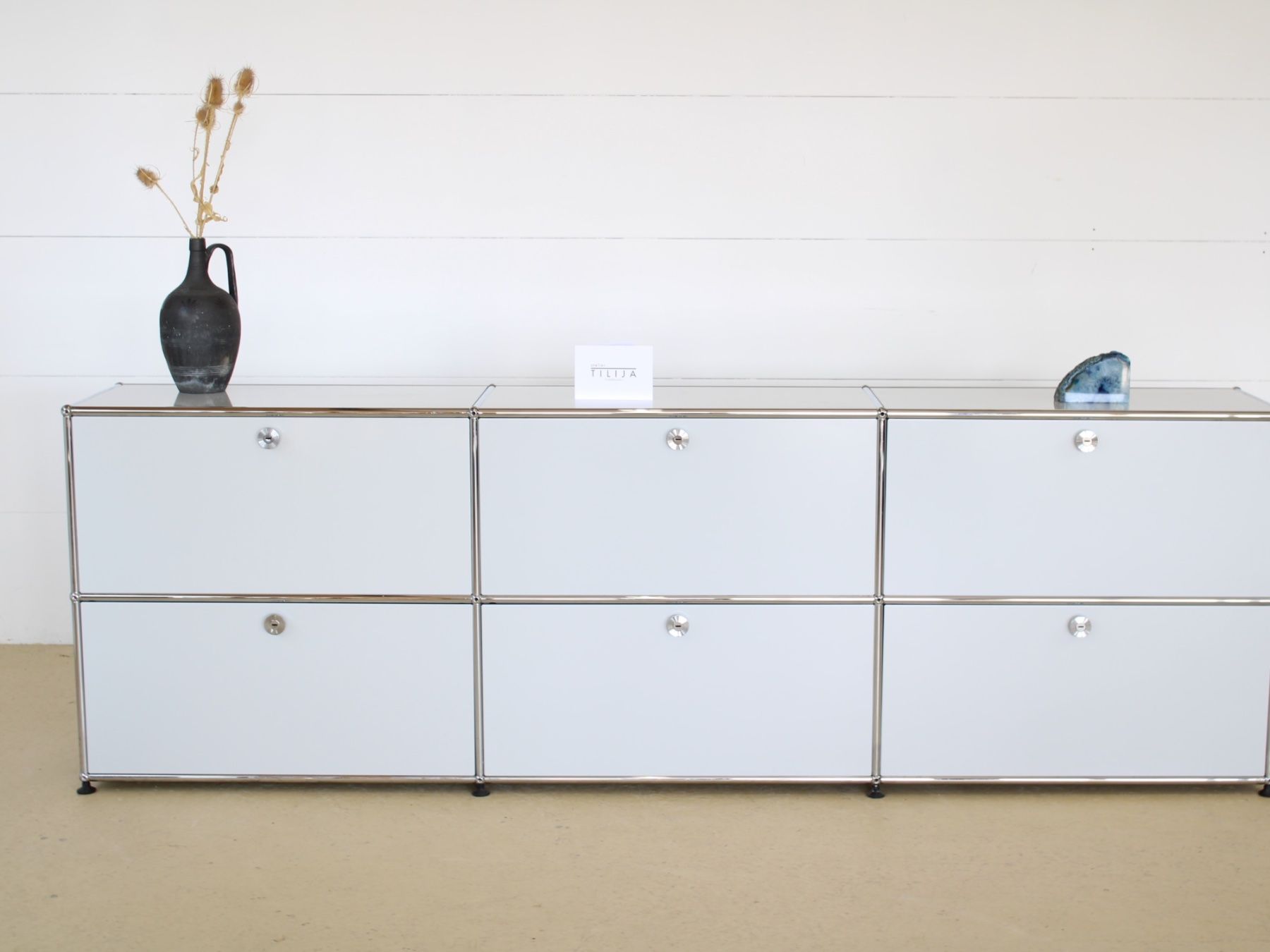 USM Scaffali: USM Sideboard lichtrau, Umbau möglich! – Usato da Meinisberg venduto da atelier_TILIJA 4