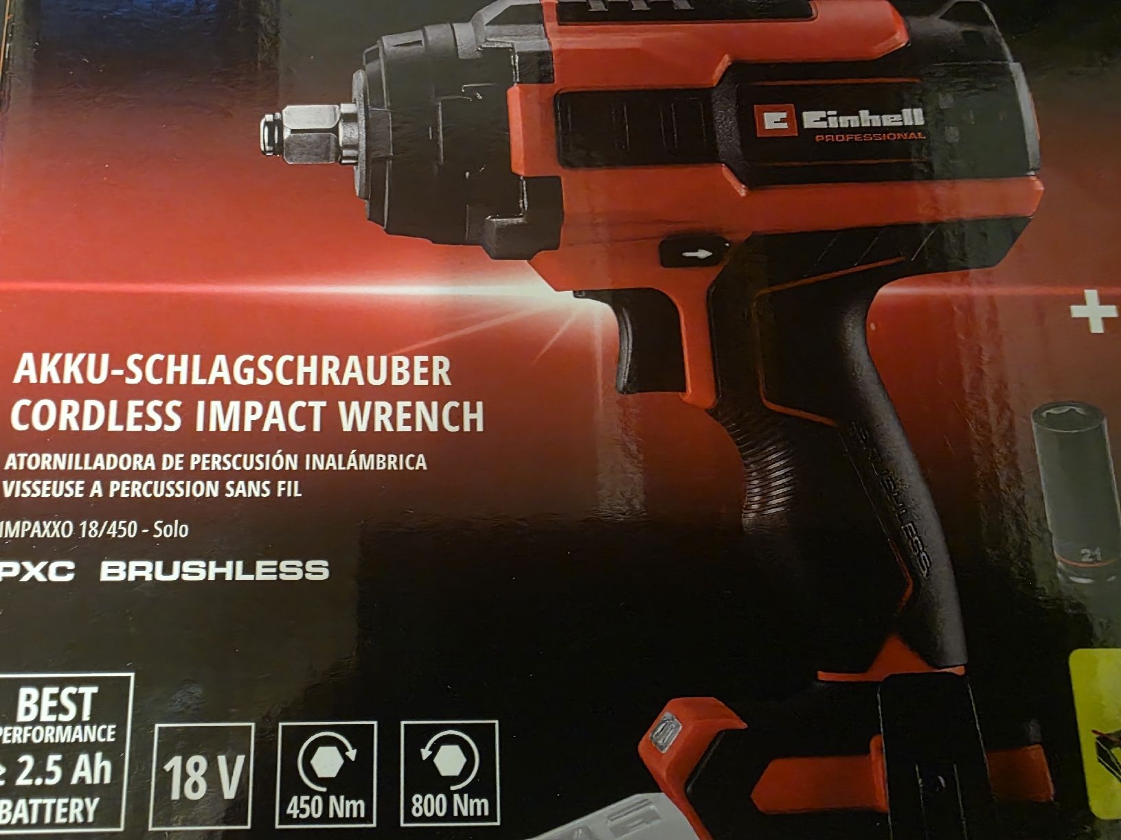 Einhell Bohrmaschinen: Visseuse à percussion Einhell Impaxxo 18/450 avec batterie – Neu und originalverpackt aus Prez-vers-Noréaz von Bogh15 2