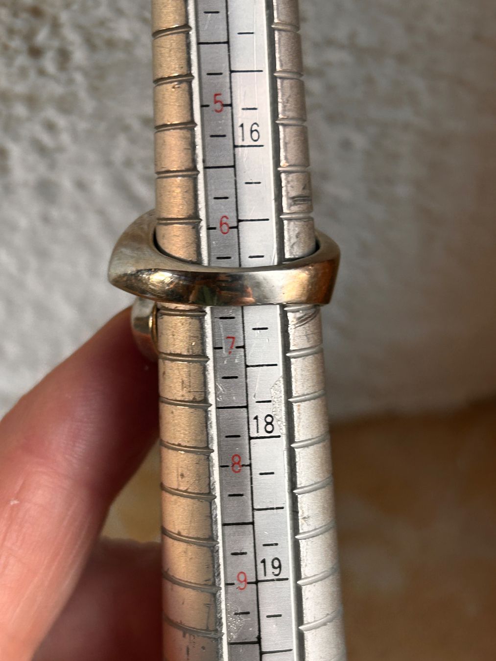 Anelli: Silberring Perlmut Pastell (gr.53) – Usato da Basel venduto da bellespirit 7