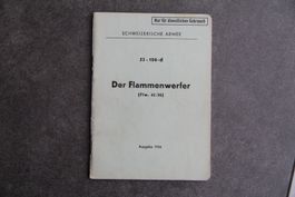 Der Flammenwerfer Flw 42/50, Reglement 53.106 d