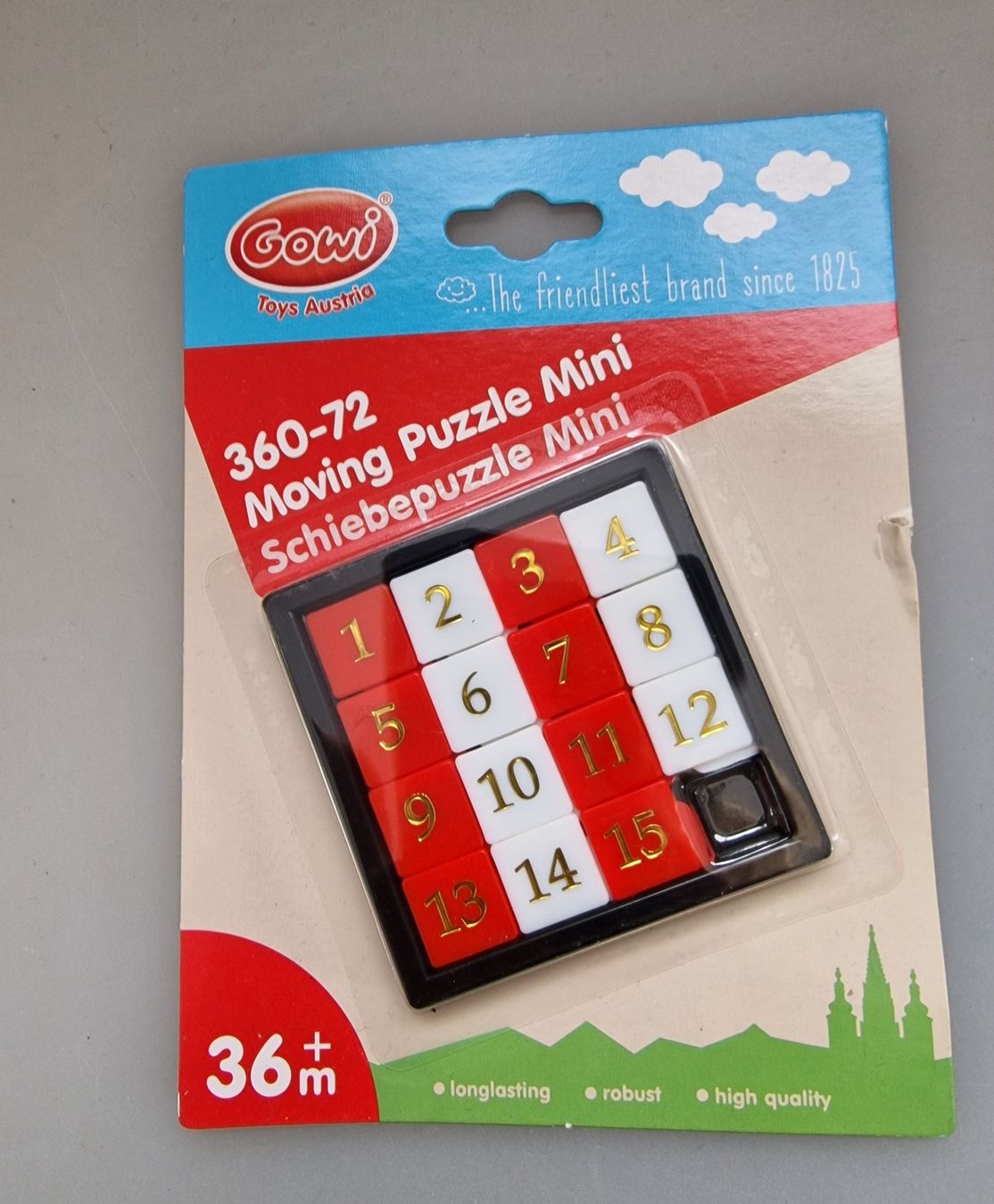 Spiele: Schiebepuzzle Zahlenspiel Gowi – Neu und originalverpackt aus Oberuzwil von aseinkaufswelt