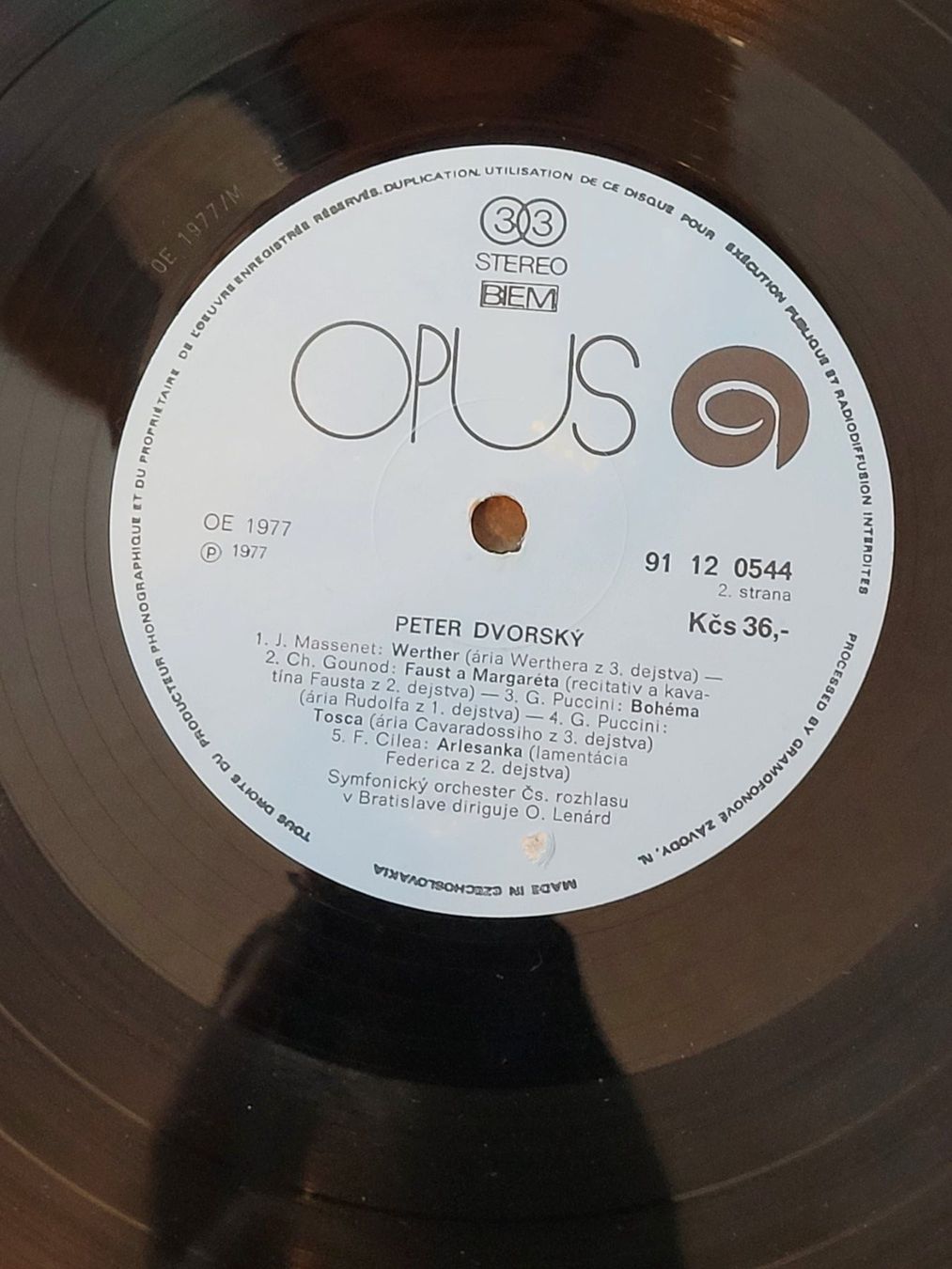 Dischi in vinile: Vinyle Peter Dvorsky, Rigoletto, Traviata – Usato da La Chaux-de-Fonds venduto da reu_kx5l 5