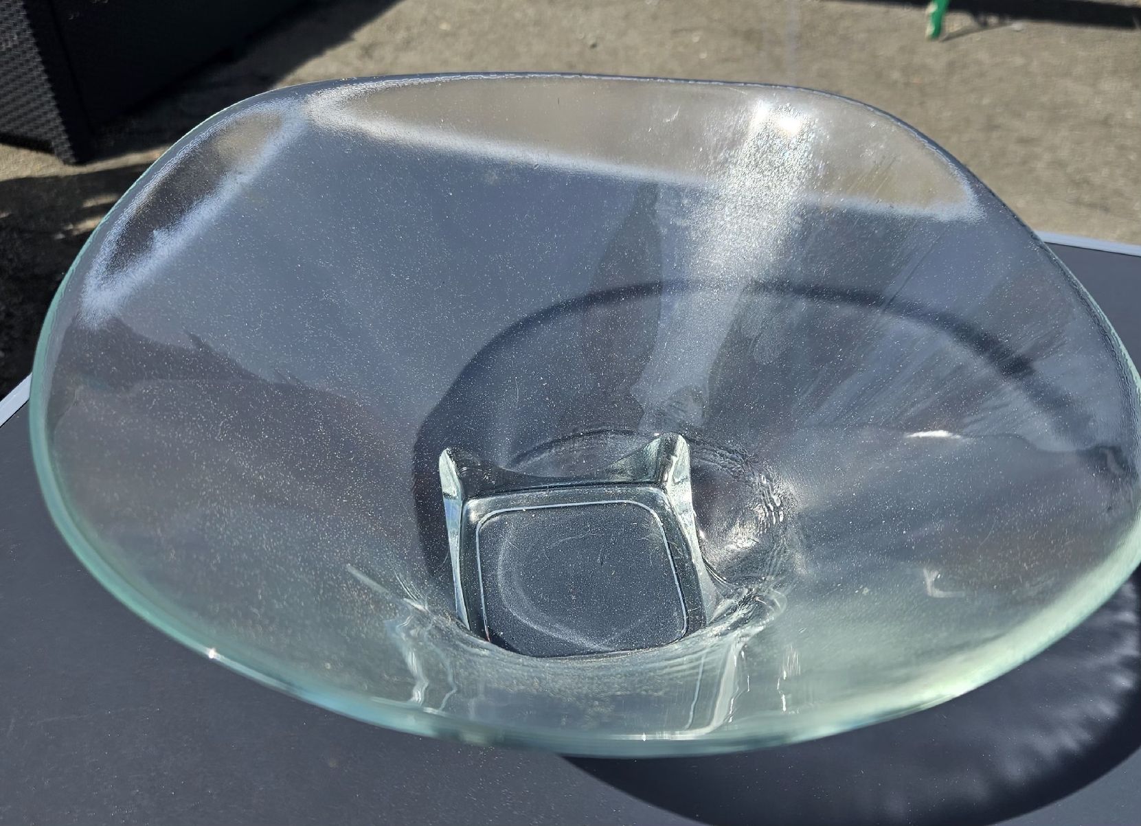 Gläser: Glas Schüssel 28cm – Neu (gemäss Beschreibung) aus Wollerau von Gommi 1