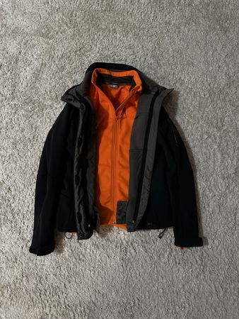 Salomon Softshell Jacke + Fleecejacke Damen Gr. M/L Set