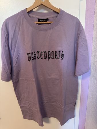T-Shirt Wasted Paris purple size L new condition