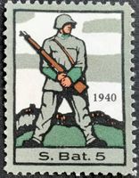 Soldatenmarken 2.WK, Schützen Bat 5, Wi Inf 69