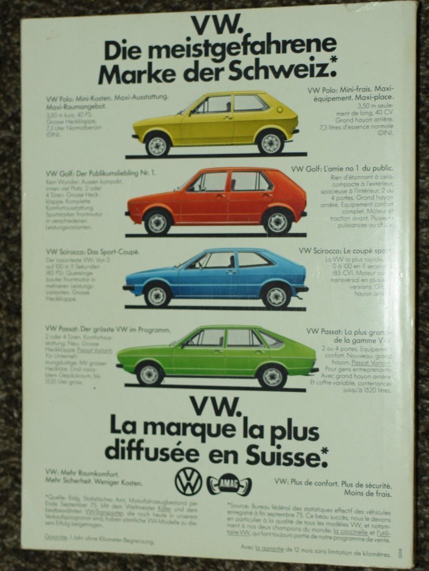 Riviste & Magazine: Automobil Revue 1976 – Usato da Tägerwilen venduto da schtephschen 1