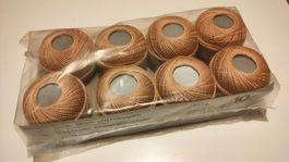 Stick-, Strick- und Häkelgarn 8 Rollen 400 g Baumwolle NEU!