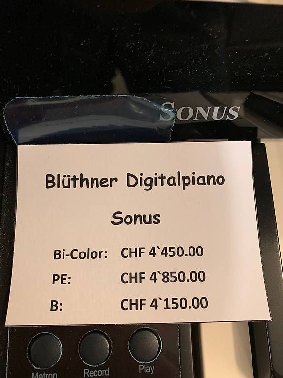 Blüthner Strumenti musicali: Blüthner Sonus – Nuovo (secondo la descrizione) da Niederhasli venduto da Musikhaus-Ammann 1