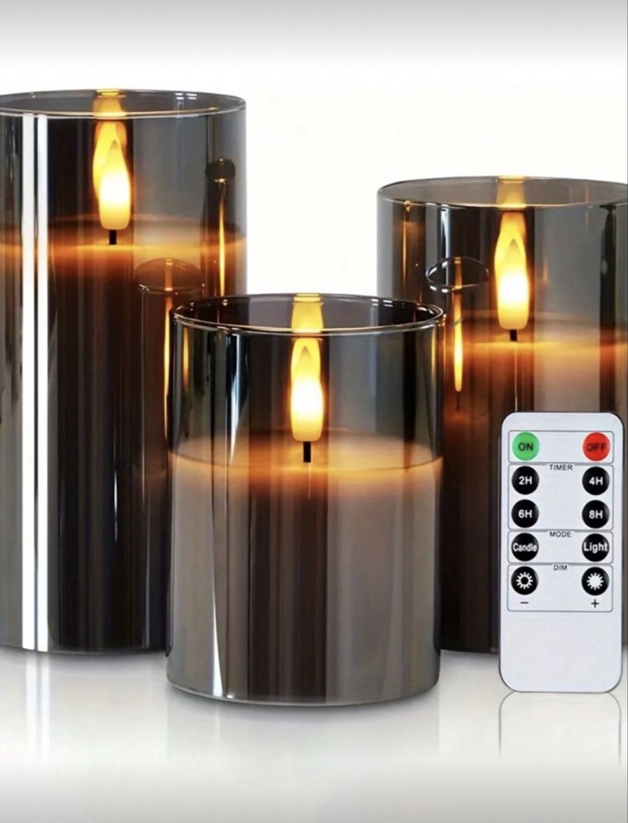 Candele: 3er Set LED Kerzen mit Fernbedienung – Nuovo e nell'imballaggio originale da Emmenbrücke venduto da ShopDirect