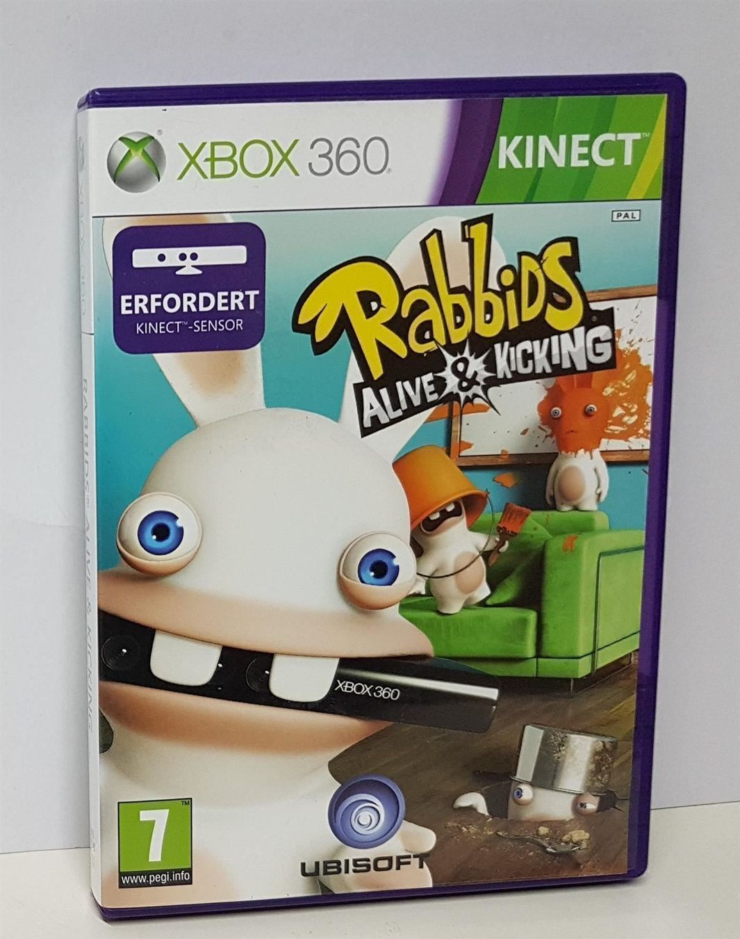 Microsoft Giochi: 😎Rabbids Alive & Kicking Kinect XB 360 – Usato da Schüpfheim venduto da Games_Spielkonsolen