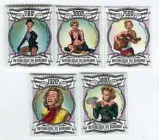 Briefmarken "Marilyn Monroe". Burundi.