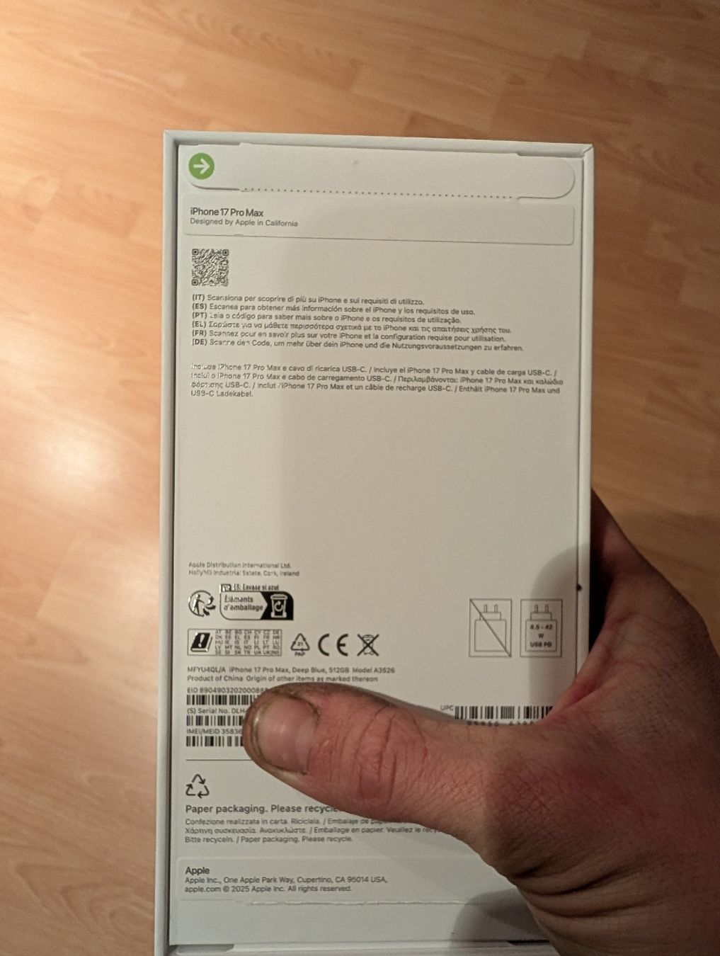 Apple Portables: Iphone 17 Pro Max – Neuf (Voir description) à Eglisau par T.K.. 3
