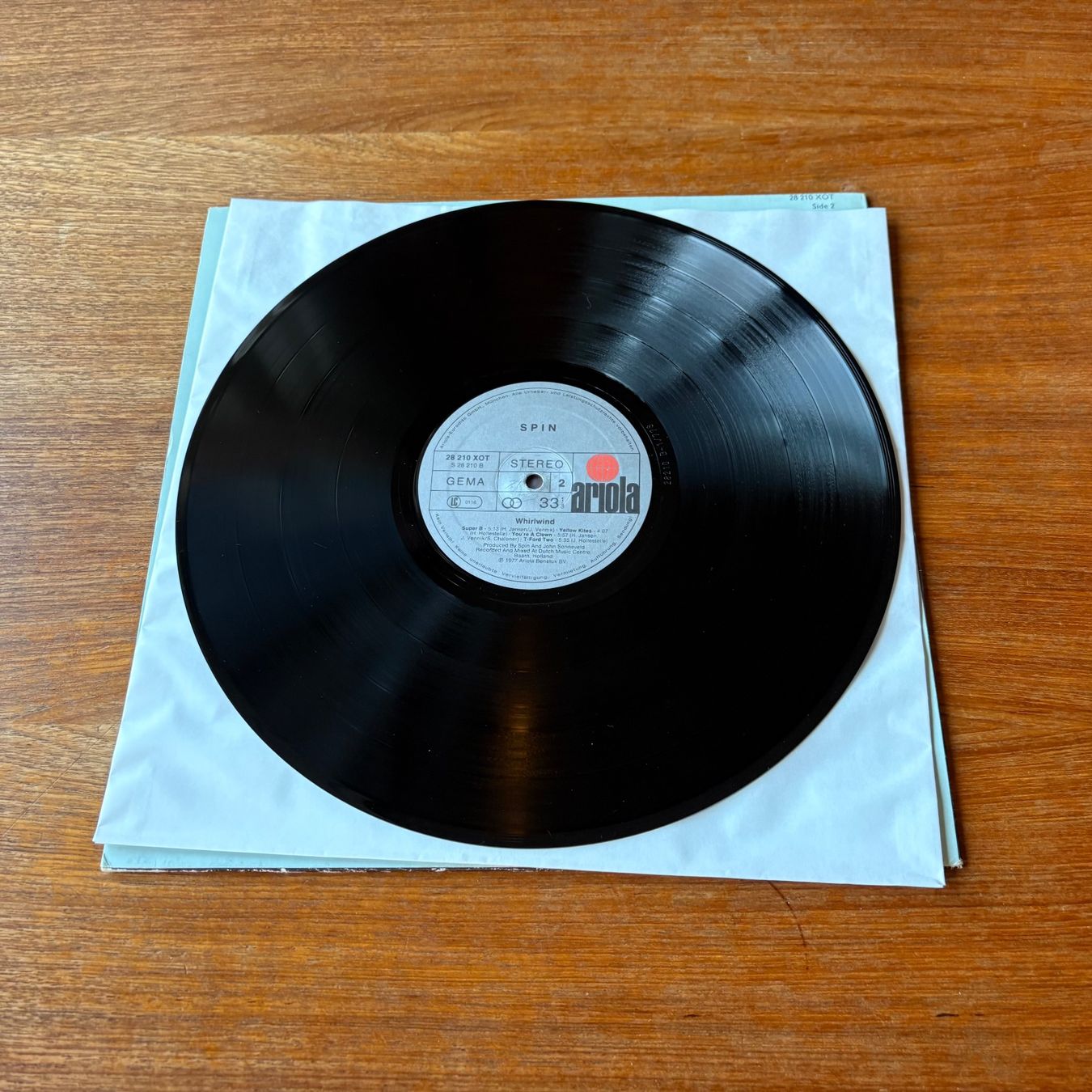 Schallplatten: Spin – Whirlwind – Gebraucht aus Zürich von gaal7 2