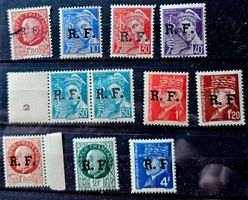 FRANCE timbres de la libération **, 1944