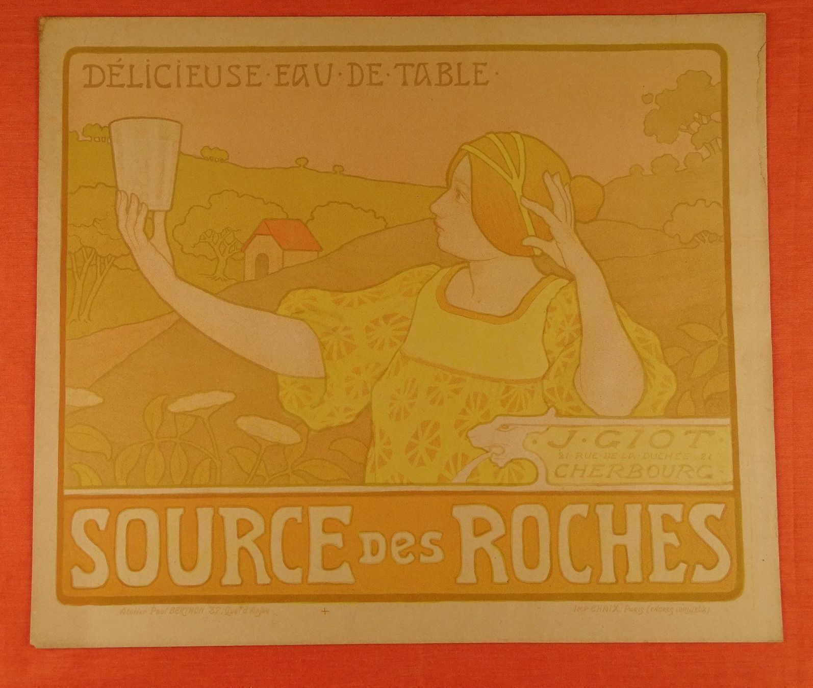 Arts picturaux & lithographies: PAUL BERTHON LITHOGRAPHIE JUGENDSTIL – D'occasion à Grüningen par Kartensammler