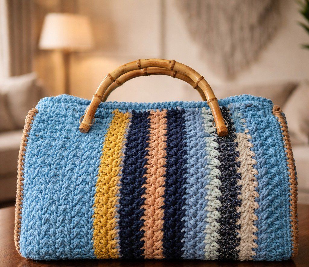 Borse da donna: SAC EN CROCHET HANDMADE – Nuovo e nell'imballaggio originale da Camorino venduto da JPHANDMADE1 1