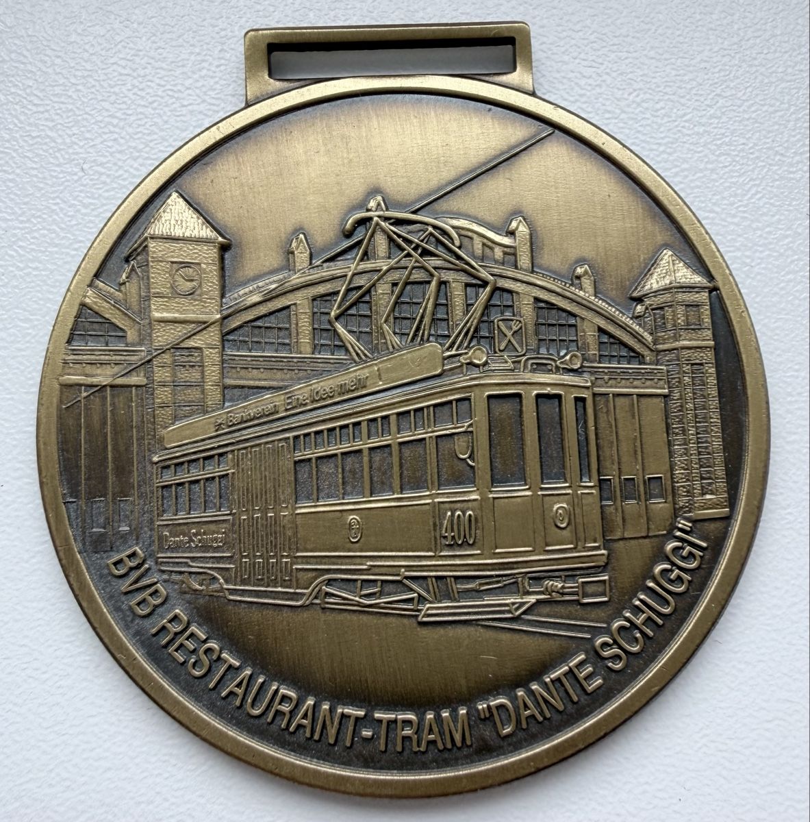 Medaglie: Basel BVB Restaurant Tram Dante Schuggi Medaille – Usato da Sissach venduto da Valeriika