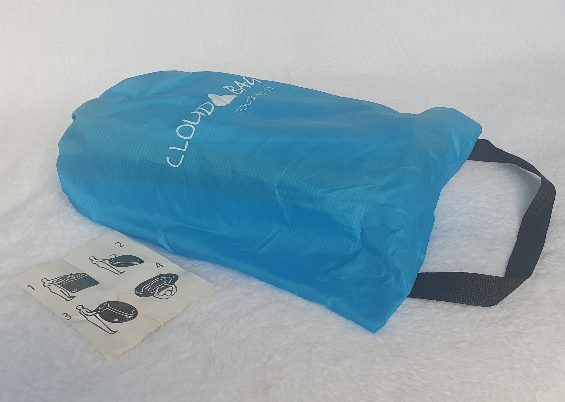 Sedie a sdraio: Cloud Bag blau - Luftliege - NEU Camping See – Nuovo e nell'imballaggio originale da Auw venduto da beretta1966 2