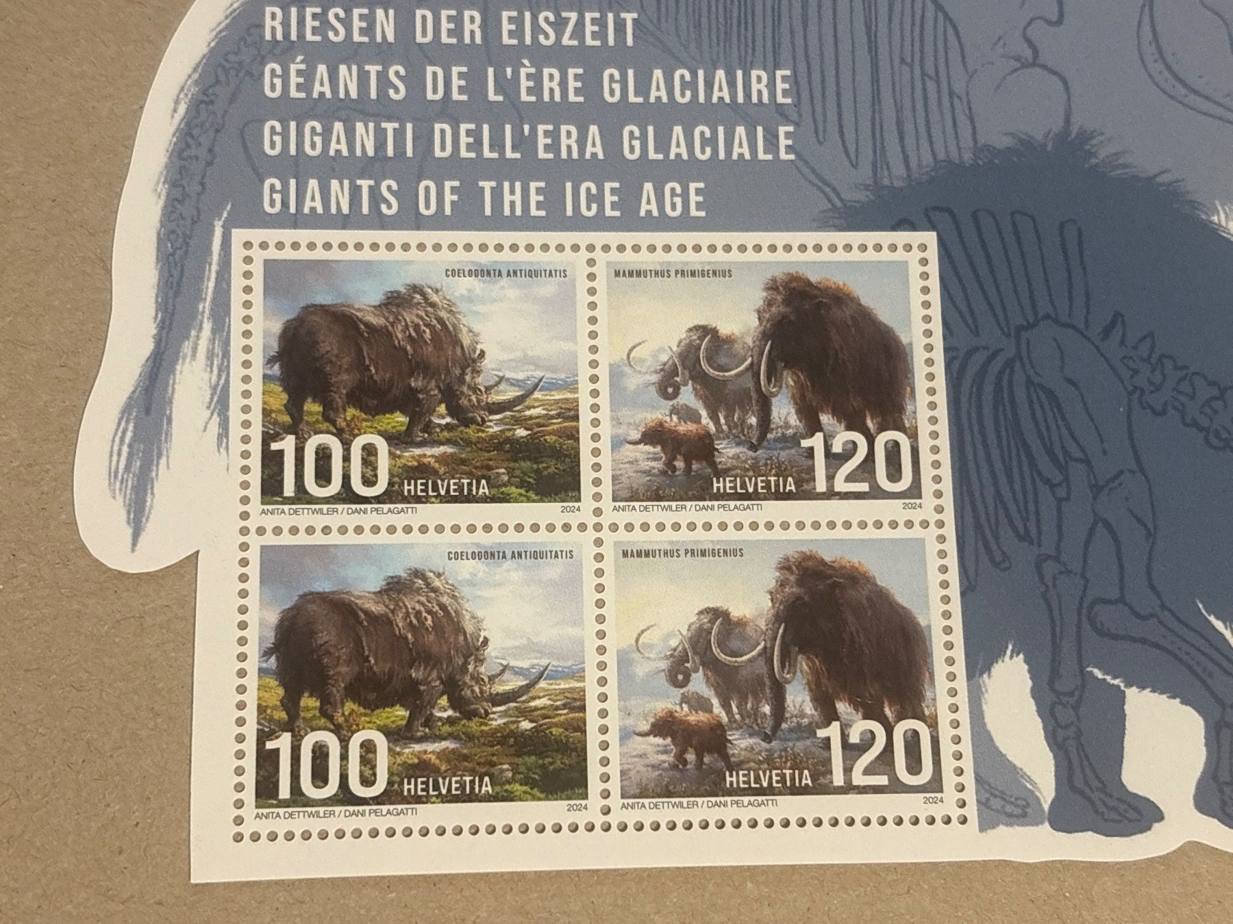 Alle Briefmarken: Sonderbriefmarke "Riesen der Eiszeit" 2024, neuwertig – Neu (gemäss Beschreibung) aus Ibach von lisch3 1