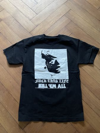 FUCK THIS LIFE DAVE SUPREME DOOMSDAY TEE LARGE
