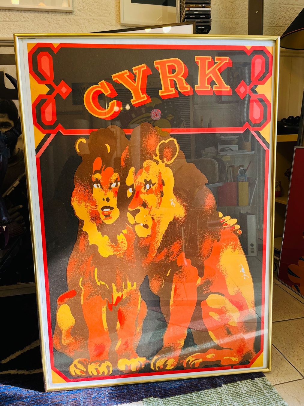 Poster & Bilder: Affiche cirque 1975 – Gebraucht aus Montreux von LeVintage33
