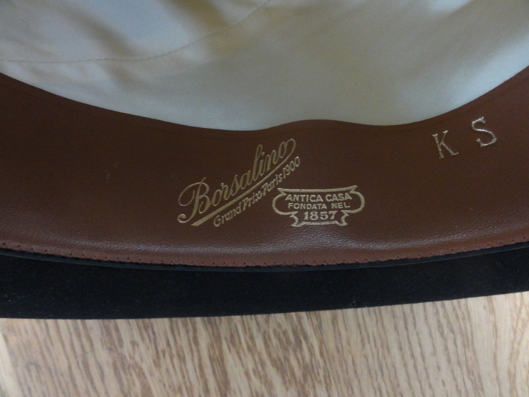 Borsalino Copricapi, berretti & cappellini: Borsalino Original, Hutgrösse 56 – Usato da Riedholz venduto da Taweva 4
