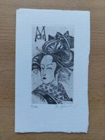 Exlibris Olga Vychodilova - Orig. Radierung signiert