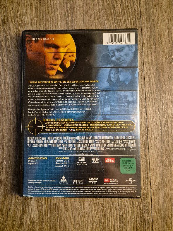 Tutti i DVDs: DVD Die Bourne Identität – Usato da Solothurn venduto da Daniel_SO 1
