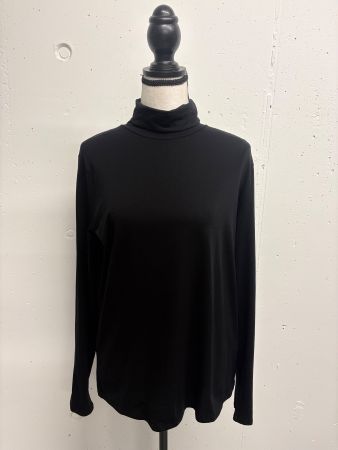 Marc Cain Unterziehshirt Gr. 44 schwarz Rollkragen Shirt