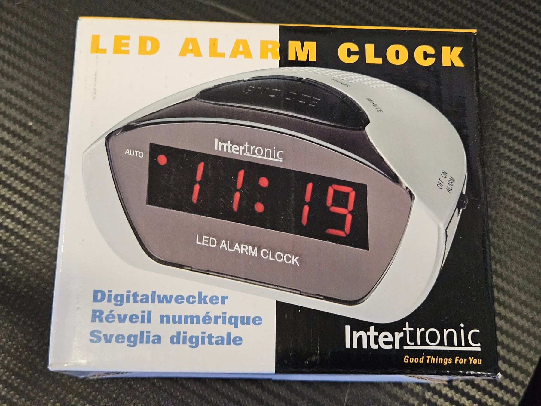 Sveglie: LED Alarm Clock Intertronic Digitalwecker Wecker – Nuovo (secondo la descrizione) da Kloten venduto da Euroasia 5