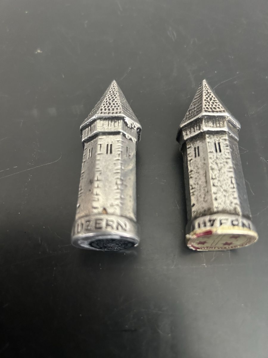 Tutte le decorazioni: 2x alter Wasserturm Luzern aus Zinn – Usato da Zumikon venduto da tuna007 3