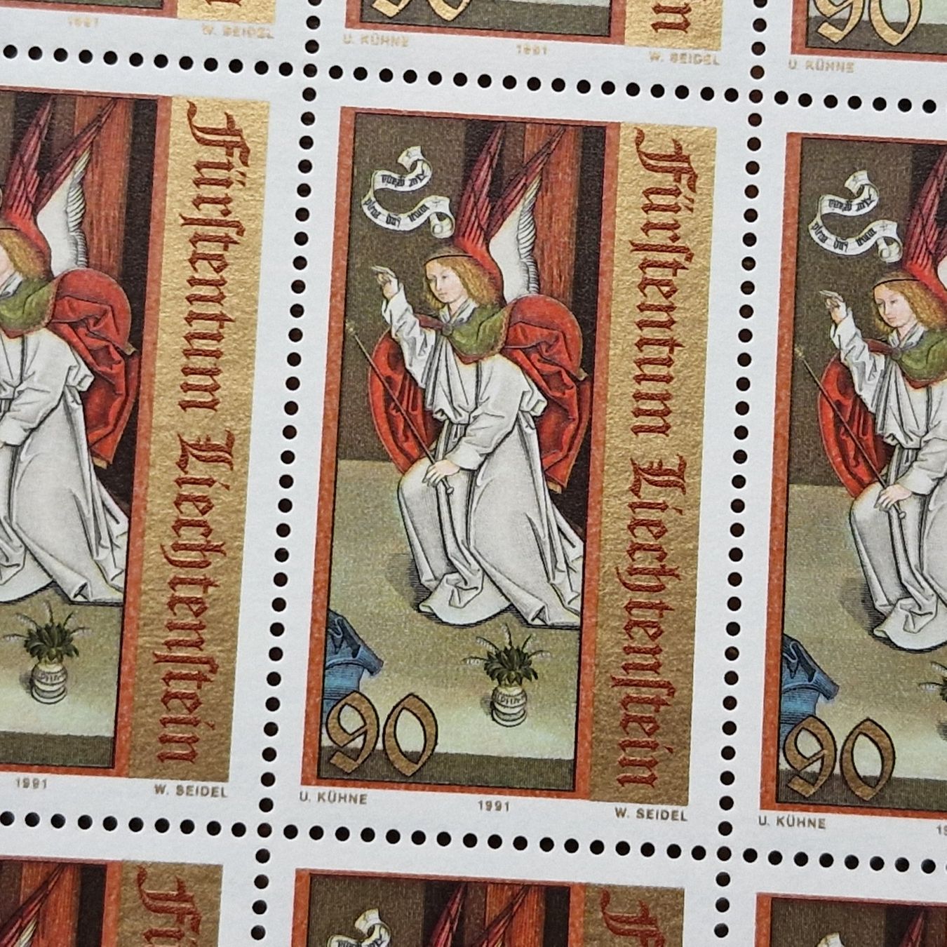 Tutti i francobolli: FL 1991 Serie Bogen "Weihnachten" postfrisch – Nuovo (secondo la descrizione) da Aesch LU venduto da briefmarken.uray 6