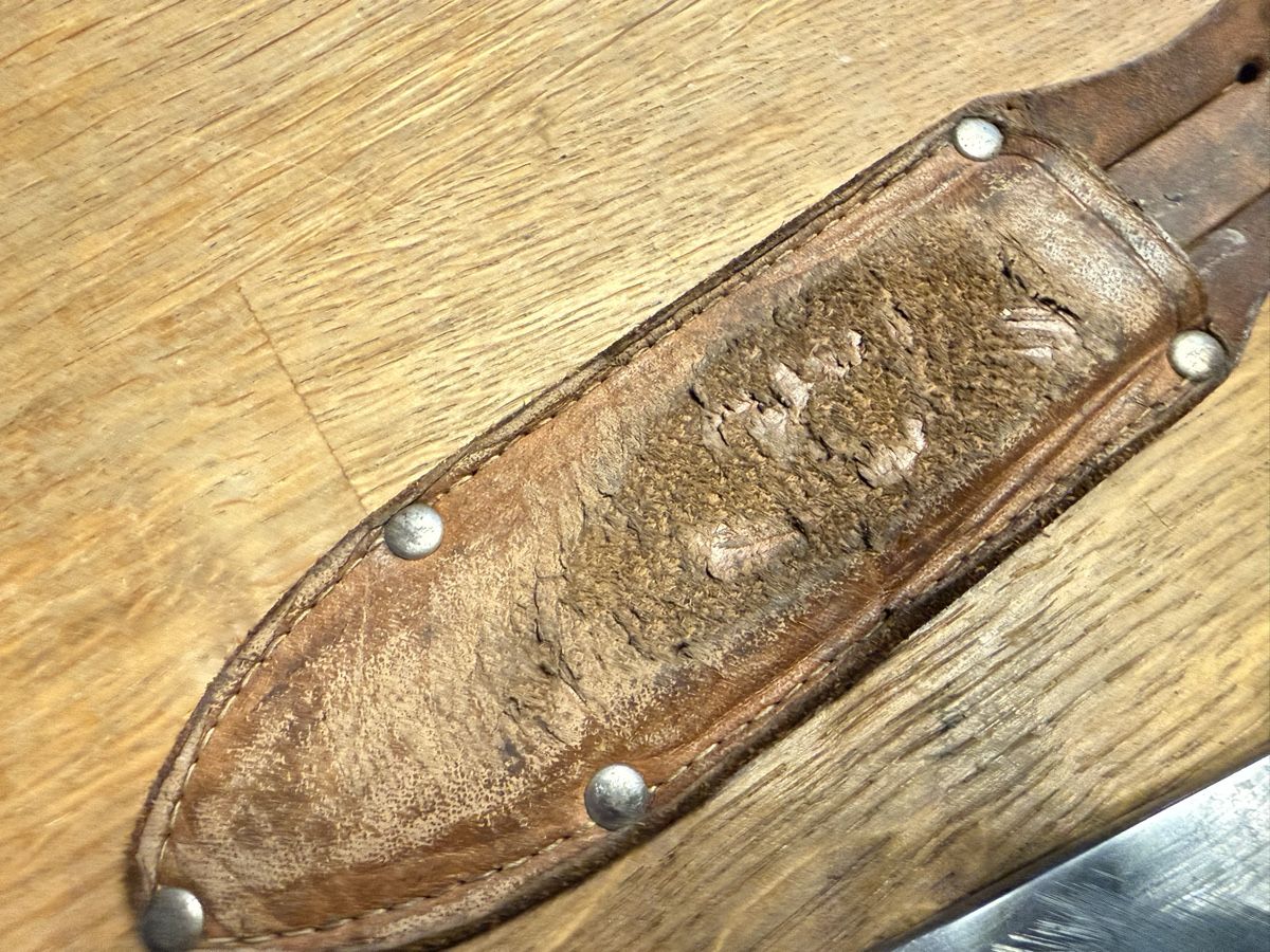 Solingen Accessori: Jagdmesser W.W. Solingen mit Scheide – Usato da Goldach venduto da Messerguru 3