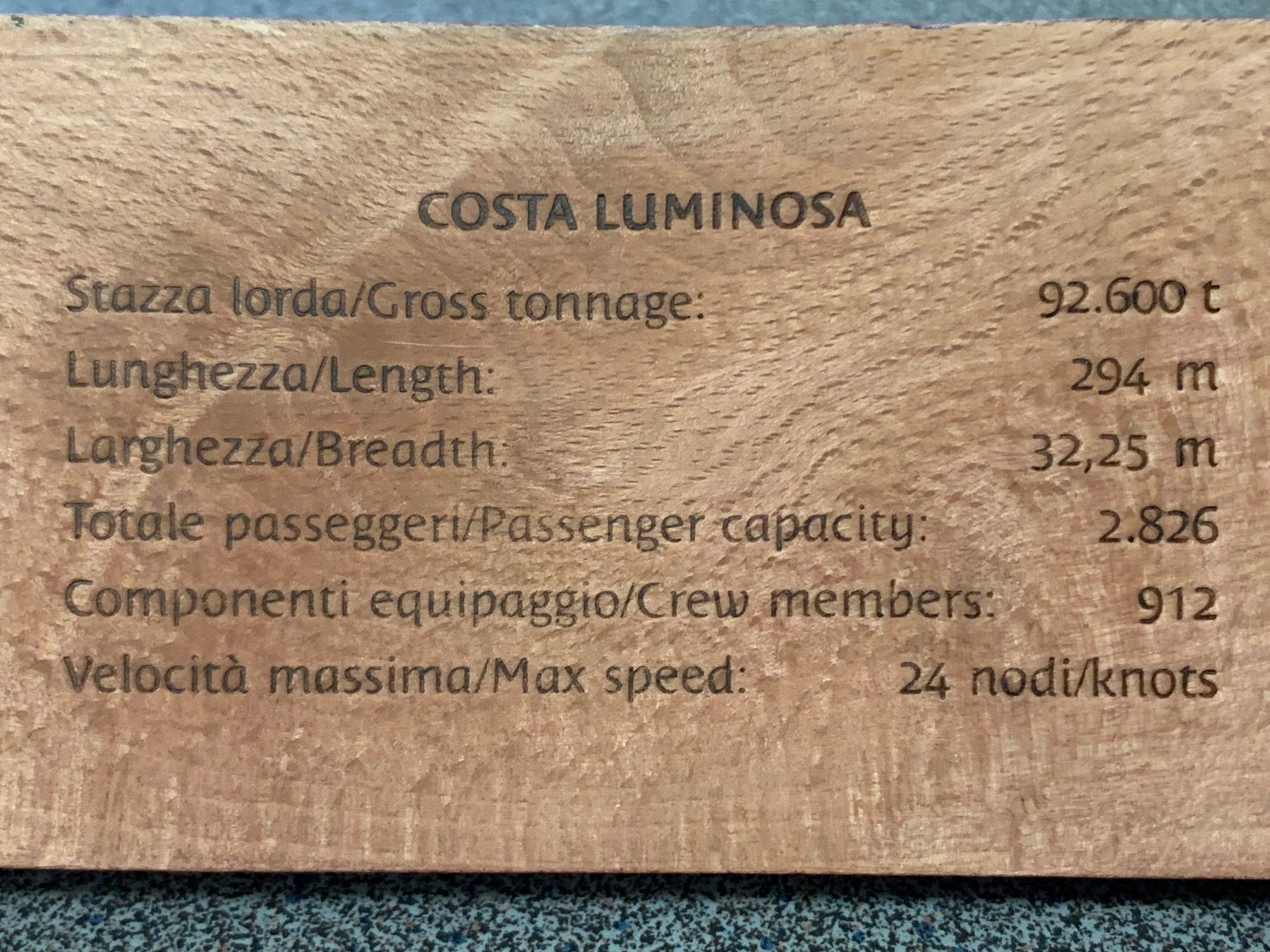 Modellbausätze & Standmodelle: Schiff - Modell „COSTA LUMINOSA“ – Gebraucht aus Wangen b. Olten von Finolino28 7