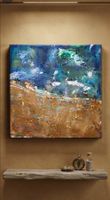 Gemälde " Meer und Strand" handmade 50×50