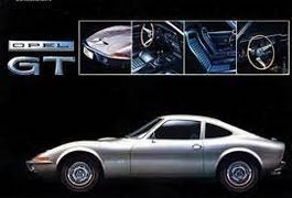 Blechschild-OPEL GT