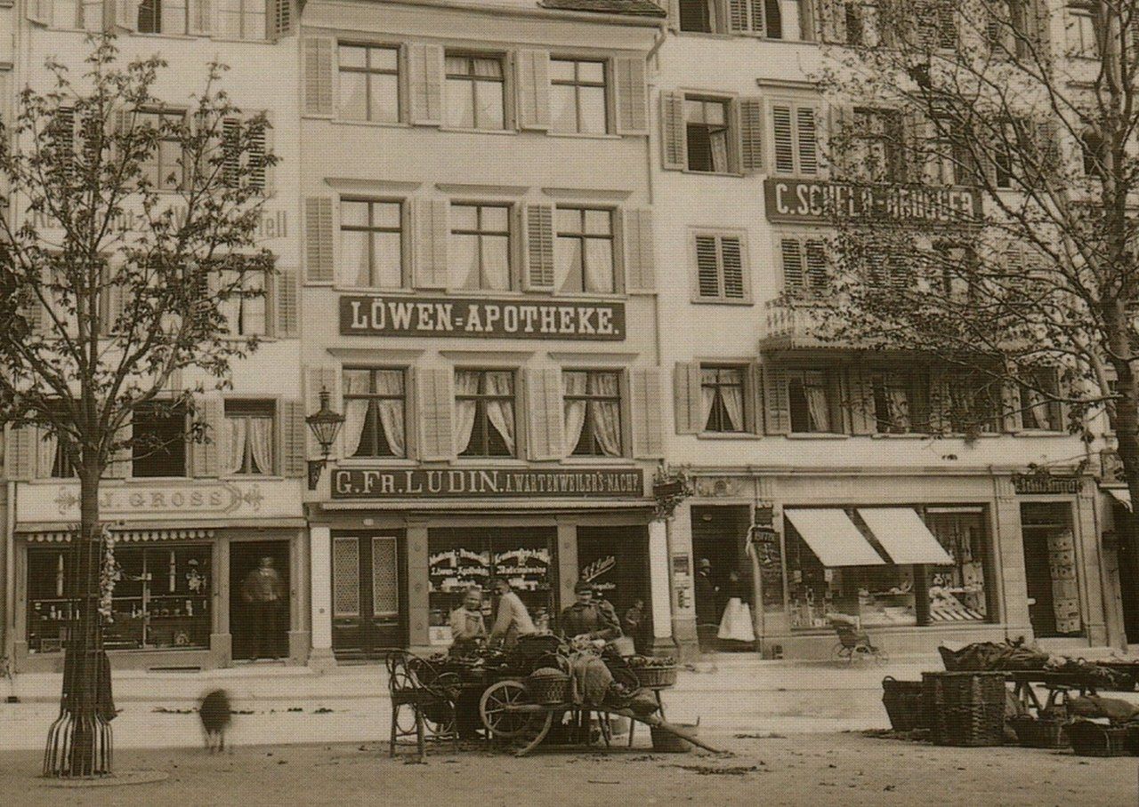 Ansichtskarten: St. Gallen - um 1890 – Neu (gemäss Beschreibung) aus Fällanden von Blausegelfliege