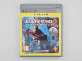 Uncharted 2 Among Thieves PS3 Spiel mit Hülle - Top!