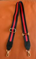 Schulterriemen für Handtaschen (Schwarz-Rot)