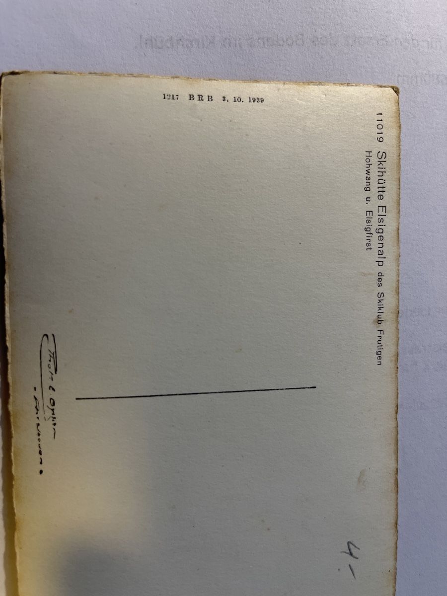 Cartoline postali: ski frutigen – Usato da scharnachtal venduto da Riso500 1