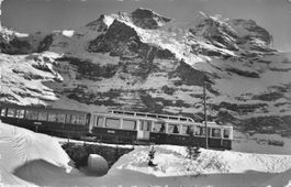 Wengernalp BE Jungfraubahn mit Jungfrau Bahn