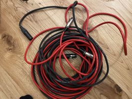 Diverse Audio- und Mikrofonkabel XLR / Klinke
