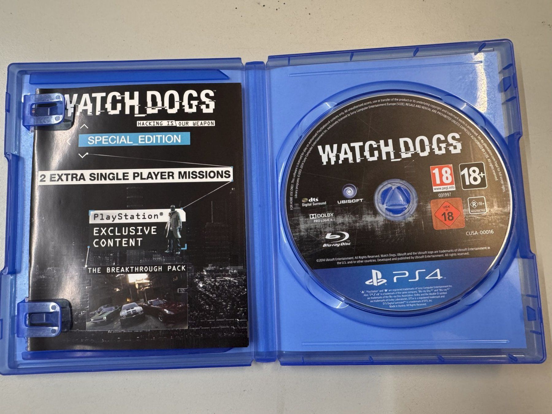 Sony Jeux: PS4 Spiel Watch Dogs – D'occasion à Roggliswil par wipix 2