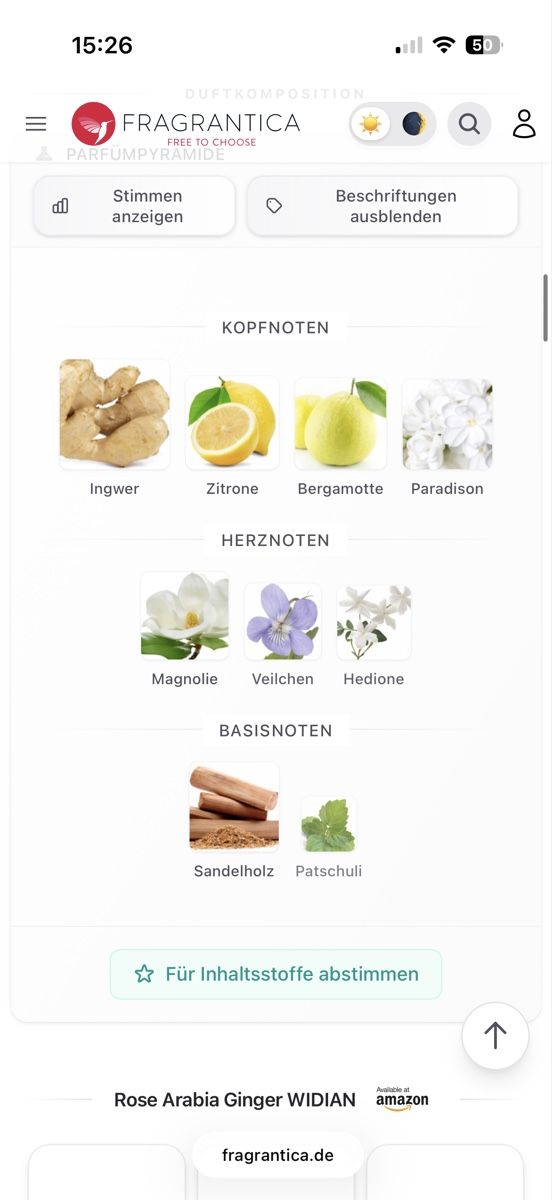 Parfums & Eau de Toilette: Widian Ginger Eau de Parfum, 2 ml – D'occasion à Sursee par nri_g5z8 3