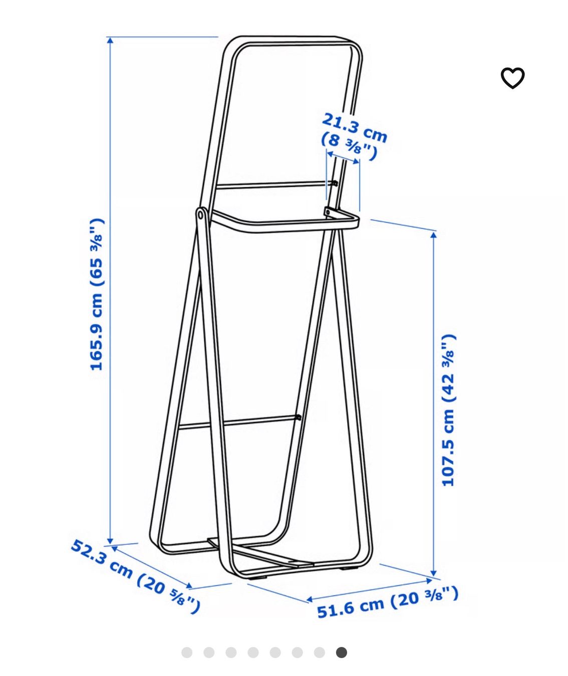 Ikea Specchi: IKEA Full-Length Standing Mirror – Excellent Condition – Usato da Pratteln venduto da ole_lm65 4