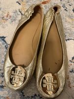 Tory Burch Ballerinas gold Grösse 41