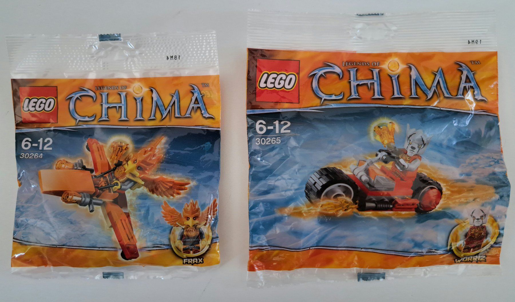 Lego Baukästen: LEGO Chima Polybag 30264 Frax+30265 Worriz – Neu und originalverpackt aus Igis von magneto_hg